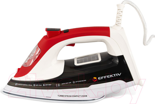 Изображение товара Утюг с парогенератором EFFEKTIV Turbosteam 2500Х (красный)