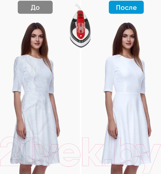 Изображение товара Утюг с парогенератором EFFEKTIV Turbosteam 2500Х (красный)