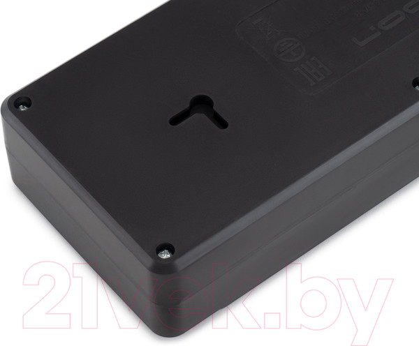 Изображение товара Сетевой фильтр IPPON BK-8-EU-5-16-B (5м, 8 розеток, черный)