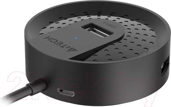 Изображение товара USB-хаб A4Tech HUB-20 (черный)