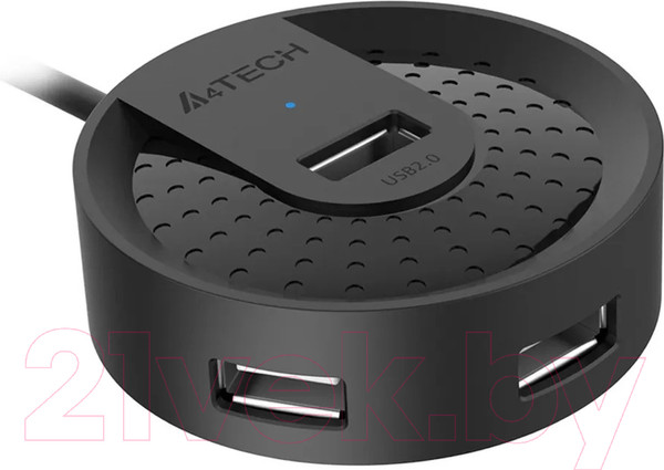 Изображение товара USB-хаб A4Tech HUB-20 (черный)