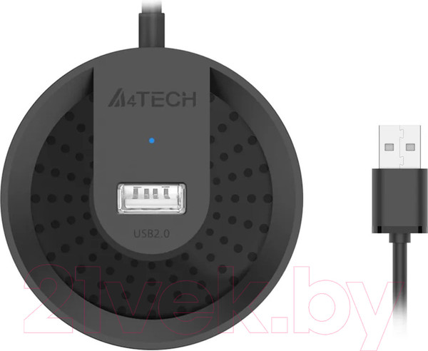 Изображение товара USB-хаб A4Tech HUB-20 (черный)