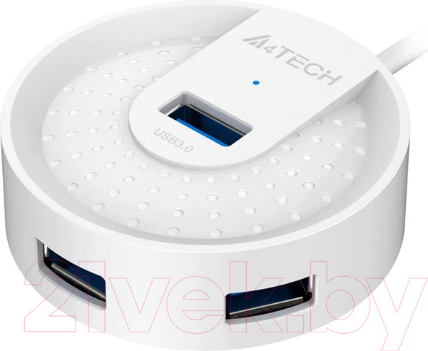 Изображение товара USB-хаб A4Tech HUB-30 (белый)