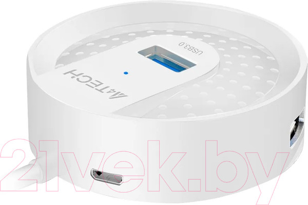 Изображение товара USB-хаб A4Tech HUB-30 (белый)
