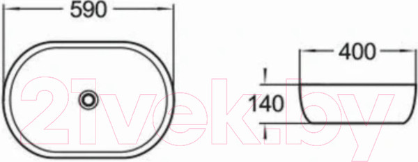 Изображение товара Умывальник Mexen Aleta MEX-22035966