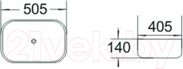 Изображение товара Умывальник Mexen Rosa MEX-21095061