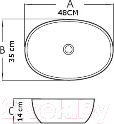 Изображение товара Умывальник Mexen Viki MEX-21054861