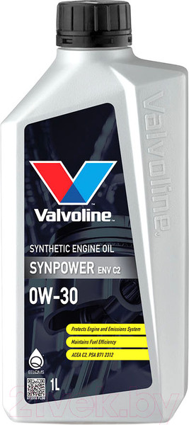 Изображение товара Моторное масло Valvoline SynPower ENV C2 0W30 / 872518 (1л)