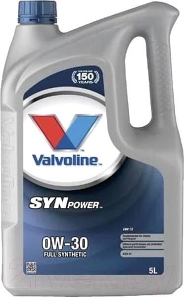 Изображение товара Моторное масло Valvoline SynPower MST FE C2 0W30 / 901313 (5л)