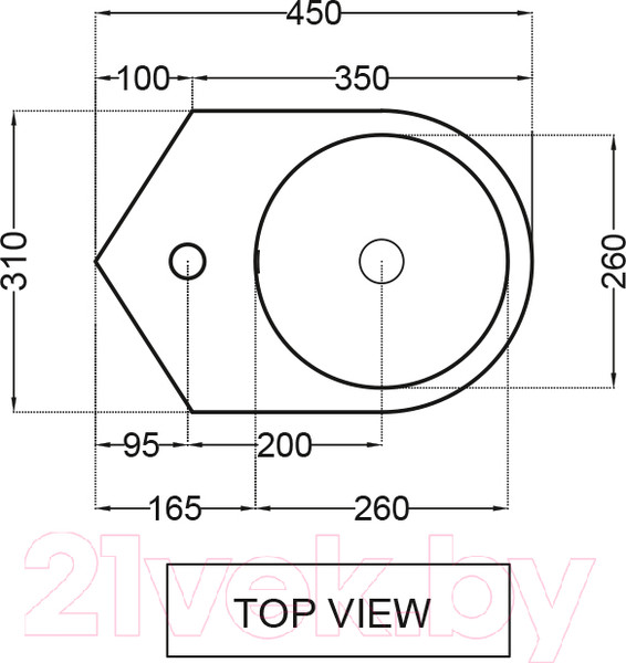 Изображение товара Умывальник Jaquar JDS-WHT-25841