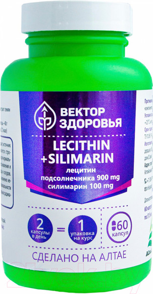 Изображение товара Комплексная пищевая добавка AltaiBio Lecithin+ Silimarin
