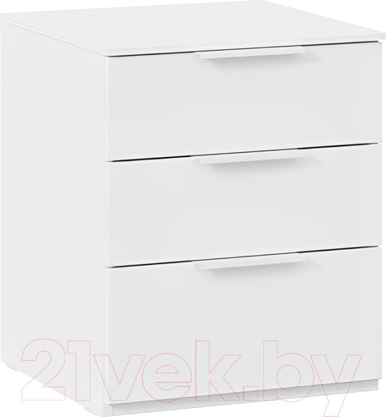 Изображение товара Прикроватная тумба ТриЯ Порто ТД-393.03.01 (белый жемчуг/белый софт)