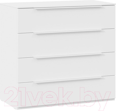 Изображение товара Комод ТриЯ Порто ТД-393.04.01 (белый жемчуг/белый софт)