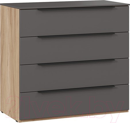 Изображение товара Комод ТриЯ Порто ТД-393.04.01 (яблоня беллуно/графит софт)