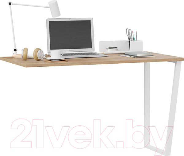 Изображение товара Письменный стол ТриЯ Порто ТД-393.15.01 (белый/яблоня беллуно)