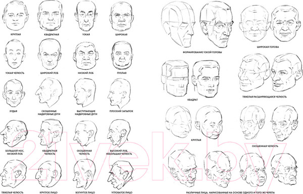 Изображение товара Книга КоЛибри Рисование головы и рук (Лумис Э.)