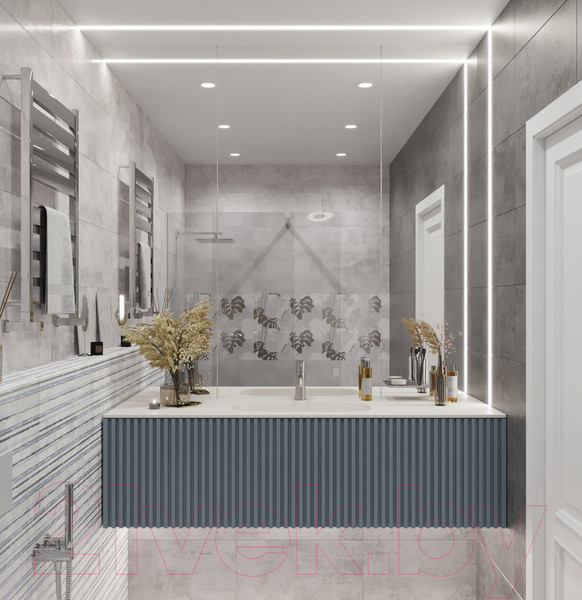 Изображение товара Бордюр Axima Куба (600x50, многоцветный)