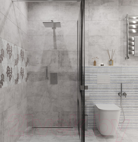 Изображение товара Бордюр Axima Куба (600x50, многоцветный)