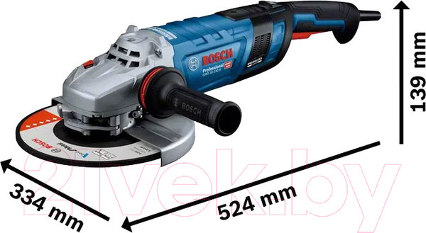 Изображение товара Профессиональная угловая шлифмашина Bosch GWS 30-230 B (0.601.8G1.000)