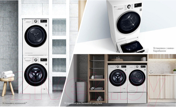 Изображение товара Сушильная машина LG DC90V3V6W