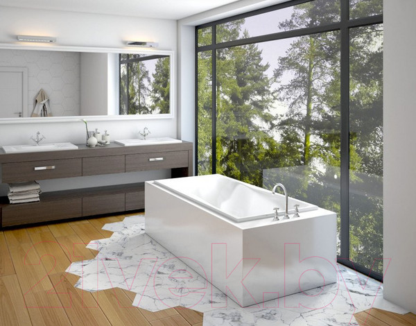 Изображение товара Ванна из искусственного мрамора Эстет Beta 170x80 Silk / ФР-00014524