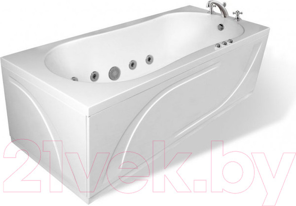 Изображение товара Ванна из искусственного мрамора Эстет Laura 170x70 Silk / ФР-00014536