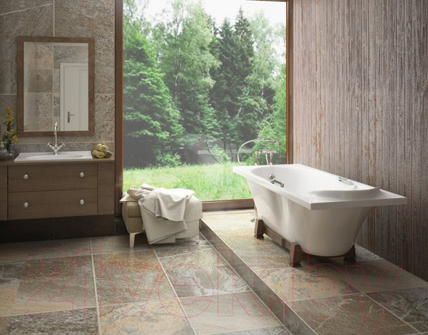 Изображение товара Ванна из искусственного мрамора Эстет Kamelia 180x75 Silk / ФР-00014535