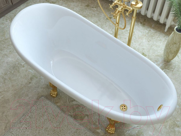 Изображение товара Ванна из искусственного мрамора Эстет Marcel 160x80 Silk / ФР-00014543