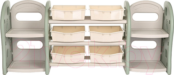 Изображение товара Стеллаж игровой Pituso UN-SJ36-green (оливковый)