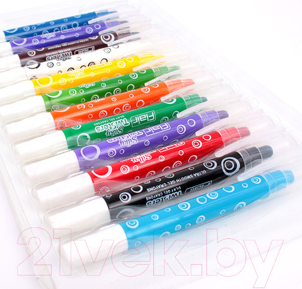 Изображение товара Восковые мелки Flair FA 8022 (12цв)