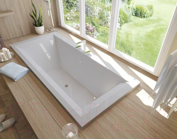 Изображение товара Ванна из искусственного мрамора Эстет Stella 180x80 Silk / ФР-00014624