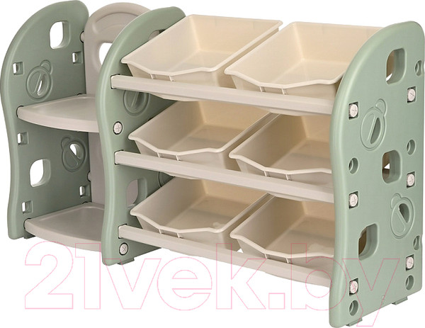 Изображение товара Стеллаж игровой Pituso UN-SJ34-green (оливковый)