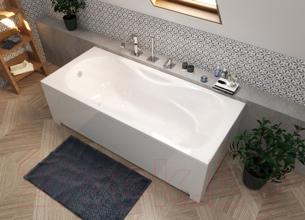 Изображение товара Ванна из искусственного мрамора Эстет Ellis 170x75 Silk / ФР-00014628