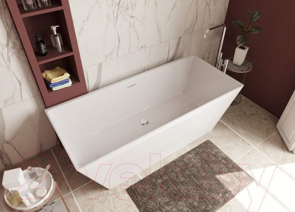 Изображение товара Ванна из искусственного мрамора Эстет Manhattan 175x77 Silk / ФР-00014435