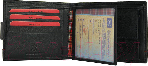 Изображение товара Портмоне Bellugio ZM-37-355 (черный/синий)