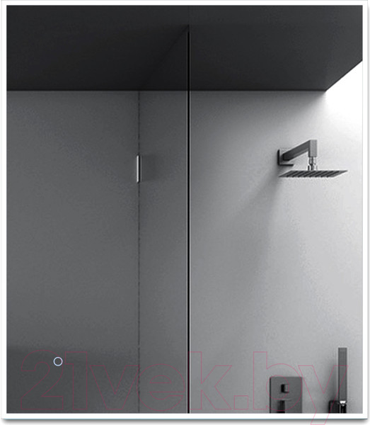 Изображение товара Зеркало Алмаз-Люкс Dublin 8070s-6 (80x70см, с подсветкой и сенсорной кнопкой)