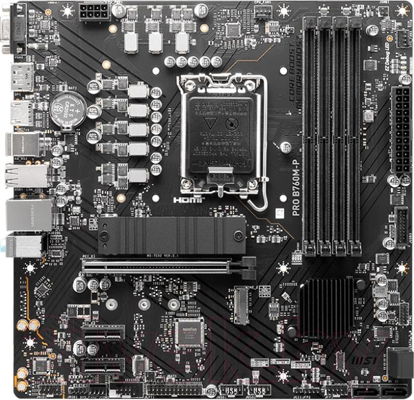 Изображение товара Материнская плата MSI Pro B760M-P