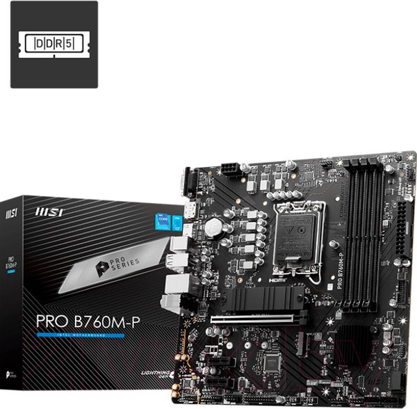 Изображение товара Материнская плата MSI Pro B760M-P