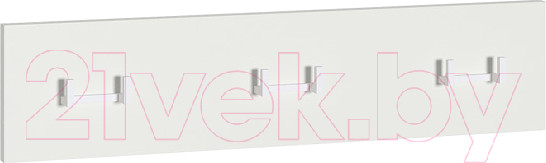 Изображение товара Вешалка для одежды Mobi Октава 15.14.02 (белый PE шагрень)