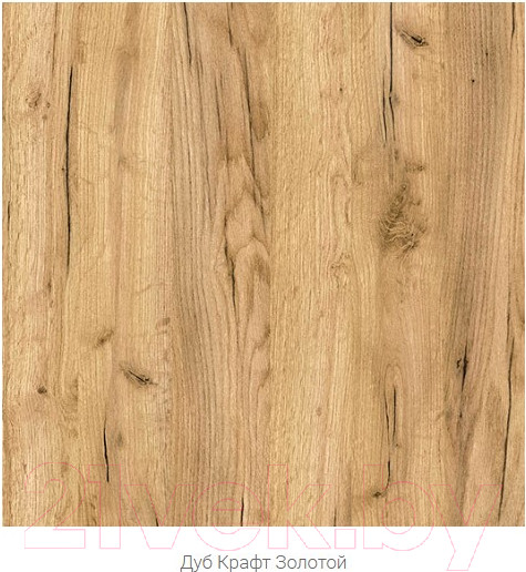 Изображение товара Шкаф-пенал Mobi Октава 13.228 (белый PE шагрень/дуб золотой Craft/белый шагрень 4101 ПВХ)