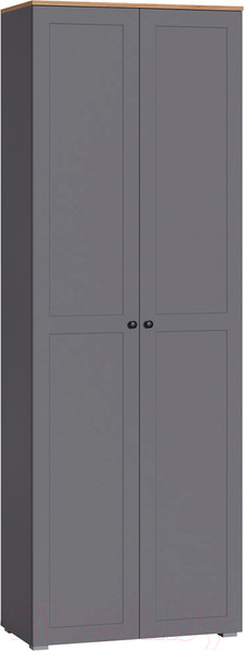 Изображение товара Шкаф Mobi Остин 16.307 (серый графит 0162 РЕ/дуб золотой craft/графит ZB 856-2 ПВХ)