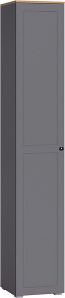 Изображение товара Шкаф-пенал Mobi Остин 13.227 (серый графит 0162 РЕ/дуб золотой Craft/графит ZB 856-2 ПВХ)