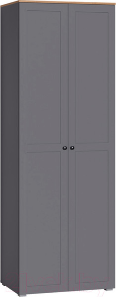 Изображение товара Шкаф Mobi Остин 13.336.02 (серый графит 0162 РЕ/дуб золотой craft/графит ZB 856-2 ПВХ)