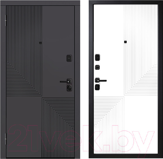 Изображение товара Входная дверь Металюкс М413 (96х205, левая)