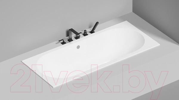 Изображение товара Ванна из искусственного мрамора Salini Ornella Axis 170x75 / 103423M (S-Stone, матовый)