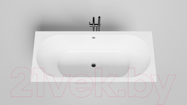 Изображение товара Ванна из искусственного мрамора Salini Ornella Axis 170x75 / 103423M (S-Stone, матовый)