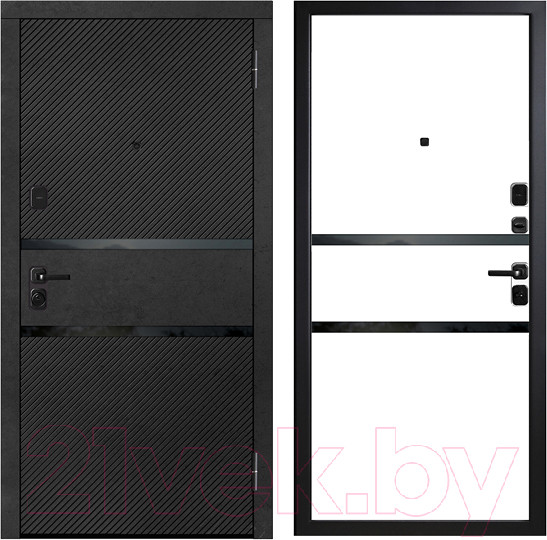 Изображение товара Входная дверь Металюкс М414 (96x205, правая)