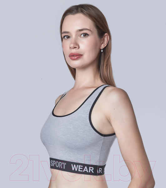 Изображение товара Топ спортивный Verally 455-1 (р.170-100, меланж)