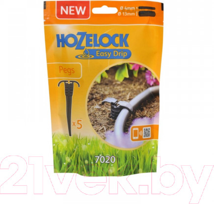 Изображение товара Держатель для шланга Hozelock 70200000 (5шт)