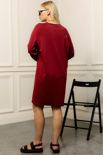 Изображение товара Платье Romgil ТЗ945ДФ (р.170-92-98, вишневый)